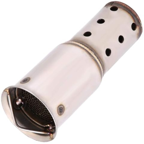 Riloer 51 mm/60 mm, silenciador de escape para motocicleta, sistema de escape universal, silenciador DB Killer (51 mm - tres filas de orificios pequeños)