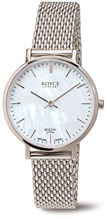 Boccia Damen Armbanduhr Digital Quarz Edelstahl 3246-10
