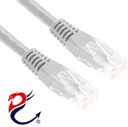 DragonTrading Cat5e Ethernet Cable, Cat5e Ethernet Enhanced High Speed Network RJ45 UTP LAN Patch Cable Lead - 5 Metre - Personal Computer