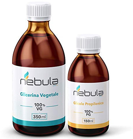 KIT BASE NEUTRA 500 ML 70VG/30PG - GLICOLE PROPILENICO + GLICERINA VEGETALE