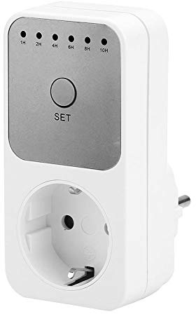 Presa Temporizzata Presa per il conto alla rovescia Cucina per uso domestico 10H Impostazione intelligente del tempo Presa di controllo timer per computer Cucine Lampade 230V (EU PLUG)