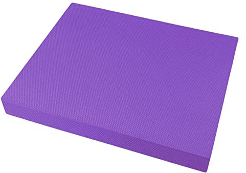 Qianly Kniepolster 40 cm X 33 cm Rutschfestes Trainingskissen für Stabilität Und Dehnung, Violett