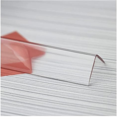 winkelprofil selbstklebend Wand-Eckenschutz, transparent, selbstklebend, 4 cm breit, Kunststoff-Sicherheitskantenschutz for Möbel, Tisch, Türrahmen, Winkelstoßstangen for starkes Wohnzimmer, Spielzimm