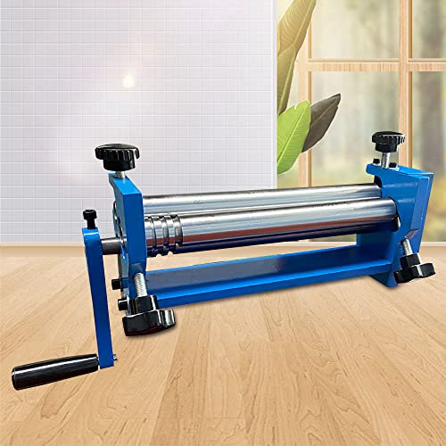 DSYOGX Biegemaschine SJ 300 Sickenmaschine 3-Walzen Rundbiegemaschine Tragbare Walzenbiegegerät Manuell Rohrbiegemaschine Sicken Biegen Blech Blechbiegen Blechbiegemaschinen für Drähte, Rohre