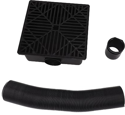 Catch Basin Downspout Extender Flexible Pipe Extension PreventsDamag for Yards, Garages, and Roads