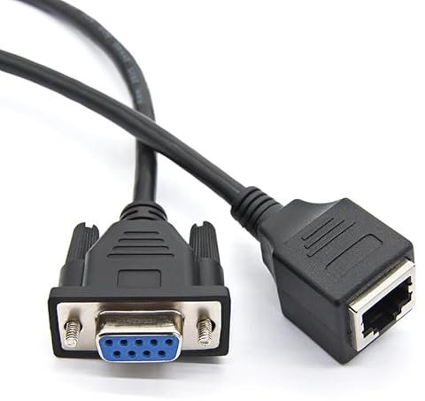 Generic Câble convertisseur VGA vers RJ45 0,15 m - Transmet le signal VGA via Ethernet