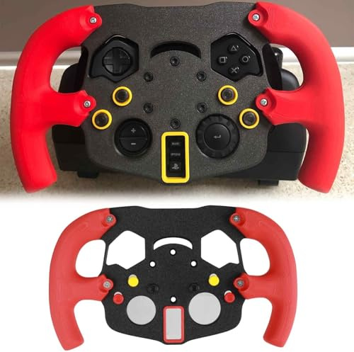 Racing Steering Wheel for Logitech G29/G923 Compatible with PlayStation 4/5 and PC Non-slip Grip