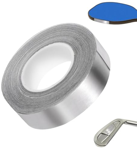 Wxinsheng Cinta de Plomo Adhesiva,Añade Peso de Swing para Raqueta de Tenis de Golf,Cinta de Peso de Plomo para Golf,para Golf,Pesca,Raquetas de Tenis(1,2cm x 107cm)