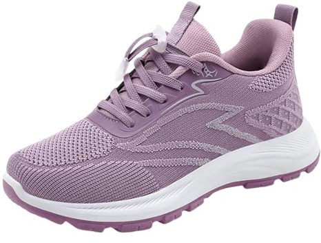 Vandringsskor utomhus - vandringssneaker dam sko snörning sneaker glidande sko ortopedisk sneakers plattform sneaker andningsbar sneaker mjuk sula sko