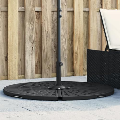 Augerlite 14 kg paraplyvikt för parasollstativ med bärhandtag, betongplatta PE stativ vikt för trafikljus med korsställ, strukturerade fack för trädgård balkong terrass