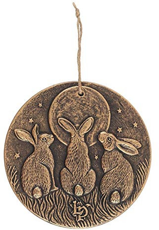 Moon Shadows Terracotta Wall Plaque By Lisa Parker Ornament 21x20x2cm