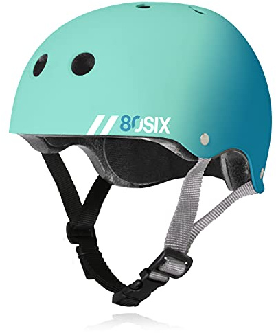 80SIX Triple Certified Multisport Helmet - Ideal for Bike, Scooter, Skateboard, Roller Skate and Inline Skate