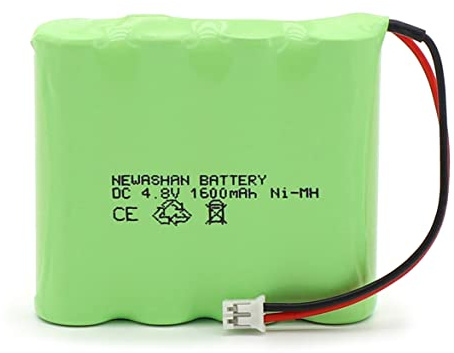 NEWASHAN Batterie Compatible avec Sport-ELEC Multisport Pro Precision 1600mAh 4,8V Rechargeable Ni-MH AA Accu Piles avec Connecteur (Lot de 1)