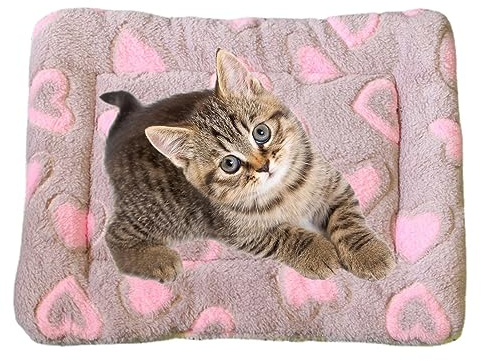 SOYDAN Beruhigende Decke für Katzen - Weiche und warme maschinenwaschbare Katzendecken,Welpendecken für Hauskatzen und Hunde, Hundekissen gegen Nervosität und Stress