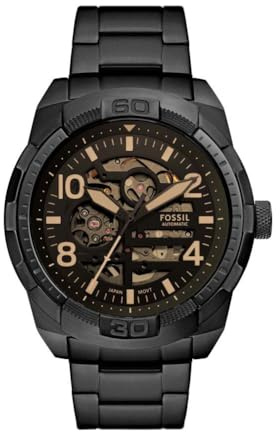 Fossil Homme Analogique Automatique Montre avec Bracelet en Acier Inoxydable 4064092233148