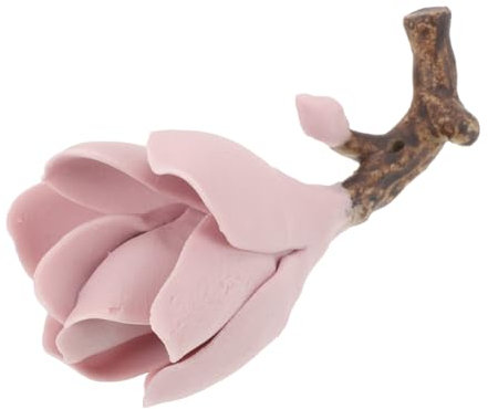 SEWACC Kalligraphie Pinselhalter Aus Keramik Magnolia Blüten Design Stifthalter Für Schreibpinsel Bürstenablage Für Büro Schule Und Zuhause Langlebig Und Ästhetisch Für Künstler