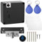 Cerradura inteligente para armarios: WIYETY Cerradura invisible, cerradura NFC, con 2 llaveros, 3 tarjetas RFID, cerradura inteligente oculta para cajones, armarios, armarios de almacenamiento,