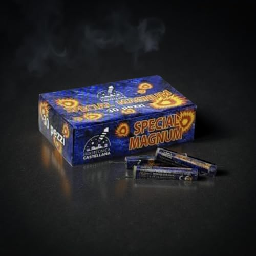 Generico Trischitti Esplosioni di Gioia: Scintillanti Petardi Magnum con Miccia Categoria (F2/ Cat.1) per Un Capodanno Indimenticabile - Confezione da 30 Pezzi!