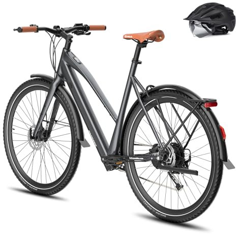 2025 Fafrees 700W E Bike für Erwachsene 700*42C [ Offiziell ] Herren Ebike Damen 250W, Elektrofahrrad 25km/h, Elektrisches Fahrrad 100KM, E Mountainbike 150kg, Pedelec 36V 360Wh Akku, E Citybike 40N.m