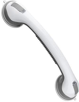 Poignée de Sécurité pour Salle de Bain. Barre d'Appui avec Ventouse Antidérapante. Poignée de Maintien pour Baignoire 42 cm, pour Personnes Âgées, Handicapées, Enfants, etc. Poids Maximum 100 kg.
