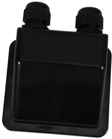 Gland Cavo a Doppio Foro per Pannello Solare Abs Nero