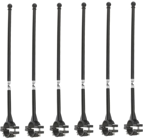 CIYODO 6 Pcs Bicycle Flagpole Mount Safety Flag Pole Holder for Bike and Motorcycle Luggage Racks Quick Installation Patriotic Display Stand for Cycling Safety