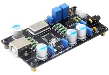 Assemblez PCM2706 PCM5102A Carte son USB de classe Carte son Accessoires de remplacement Carte son pour casque à faible impédance