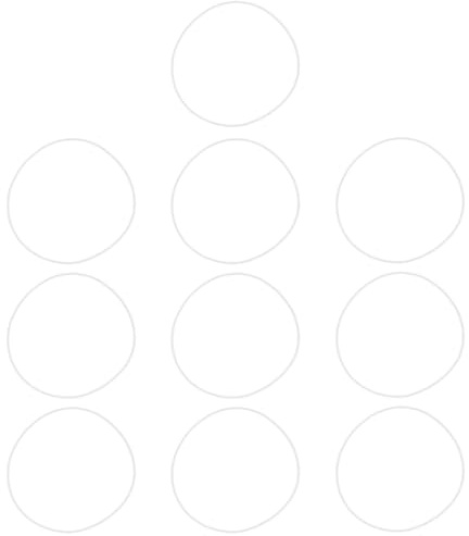 GLEAVI Joints de Réparation Lunettes Anti-fissure, Kit D'installation Sécurisé, 10 Pièces, Joints Étanchéité pour Monture sans Monture et Semi-monture, Accessoires pour Montage Lunettes,