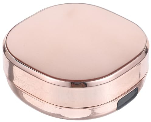 GAROZATION Beauty Case da Viaggio in Plastica Leggera Ottima Tenuta, Contenitore per Polvere Puff Incluso per Casa e Viaggi