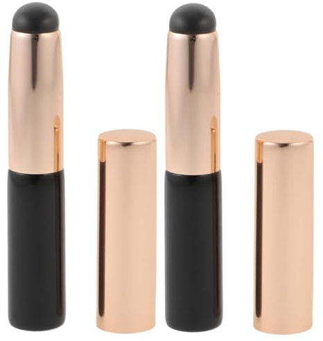 Amosfun Brocha de Labios de Silicona Portátil para Maquillaje, Aplicador Versátil y Amigable Piel, Adecuado para Uso al Aire Libre en Mujeres