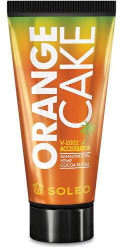 Soleo Crema de bronceado de Orange Cake Crema Acelerador (150ml)