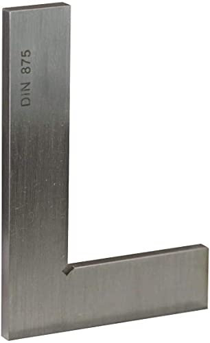 CNC QUALITÄT Kontrollwinkel - Anschlagwinkel - DIN 875 - verschiedene Größen - 100 x 70 Flach