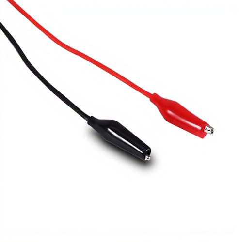 USB Voltage Capacity Tester with Alligator Clips,Male female to USB Line Detector Crocodile wire Electrical Test Lead Suitable for Use in Multimeter