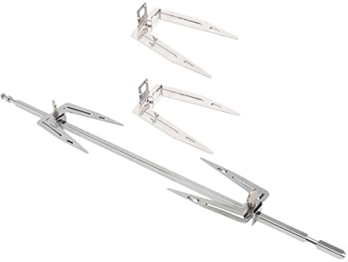1 Set Fourchette De Poulet Rôti En Acier Inoxydable Barbecue Grill Accessoires Électroniques BBQ Poulet Four Rôtissoire Poisson Viande Grill Fourchette Rôti Jambon Fourchette Four Rôti Accessoires Mai