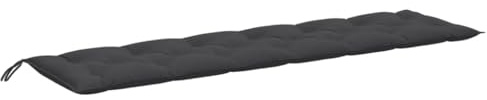 vidaXL Gartenbank-Auflage Melange Anthrazit 200x50x7 cm Stoff