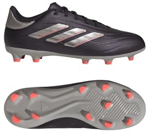 adidas Unisex barn Copa Pure Ii League fotbollsskor fast markskor, Svart/silver, 38 EU