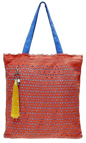 By Bers Die schöne Einkaufstasche - Leon Reticella-Spitze Einkaufstasche Tasche Tote Bag Schultertasche Einkaufsbeutel modisch robust nachhaltig