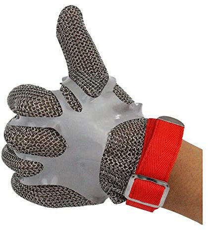 Gants Résistants Aux Coupures, Gants en Acier Inoxydable résistants aux coupures, Gants de Protection pour Les Mains gauches et Droites.