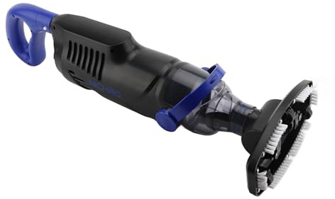 lyrlody Piscina Ricaricabile a Cordone Aspirapolvere 2 in 1 Pulitore Piscina Portatile 36,8 Kpa 18 Gal/min con Batteria da 5000 MAh per Foglie di Detriti Gradini Poco Profondi (Spina europea)