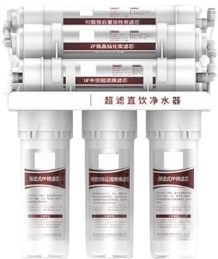 ZKLGS Impianto ad osmosi inversa, 6- di filtraggio 'Acqua UF Rubinetto purificatore Domestico, Filtrazione Ultras for Uso Domestico Filtro for l'acqua Cucina Depuratore Domestico Filtri for l'acqua