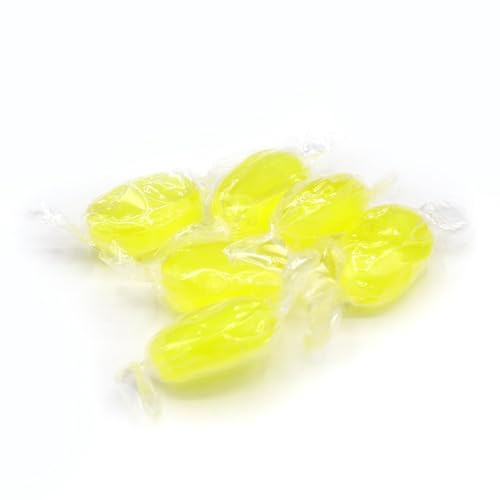Lemon Sherbet Hard Boiled Sweets – Individually Wrapped Fizzy Centre Candy Bulk Bag 500g to 3kg Vegan, Gelatine-Free, Gluten-Free (Medium, 1000, gram)