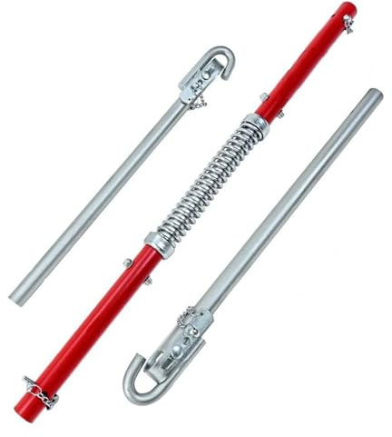 BMLGPGBCDW Auto Palo Rimorchio con Barra Traino 3 Tonnellate per Gancio Traino con Stabilizzatore per Palo Ammortizzatore per Auto Furgone Camion SUV Accessori
