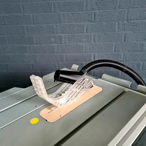 Obere Absaugung passend für Bosch GTS 10 XC Tischkreissäge Absaugung Zuebhör für Staubsaugeranschluss/Nur für geteilte Schutzhaube!