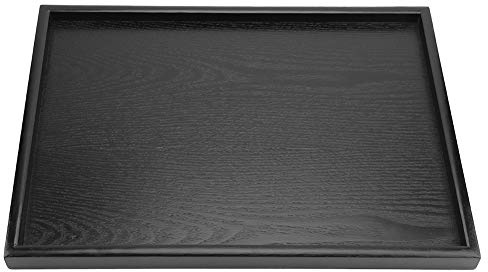 CHICIRIS Bandeja de té de Madera con Forma Rectangular, Bandeja para Servir Suave, Cafetería, Restaurante, Agua del té, Pasteles, Frutas, Madera Maciza (36 * 27)