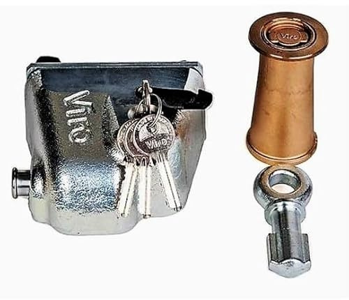 KLOSE besser 449 Serrure Viro 4218 Clés Variées pour Rideau Roulant et Porte Basculante, Acier