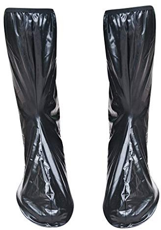 Tubayia Unisex Wasserdicht Regenüberschuhe Überschuhe für Camping, Wandern, Reisen, Fahrrad, Motorrad usw (XXL - EU46-47)