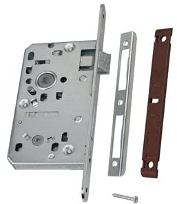 Einsteckschloss Türschloss Schlosseinsatz WC Bad Zimmertürschloss 72/55 Links