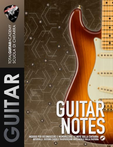 Guitar Notes: Metodo per riconoscere e memorizzare le note sulla chitarra: Intervalli, sistema CAGED e trasposizione orizzontale sulla tastiera