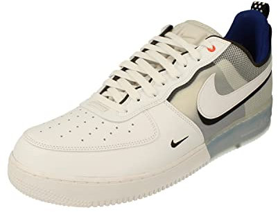 Nike Air Force 1 React Herren Trainers DH7615 Sneakers Schuhe (UK 17 US 18 EU 52.5, White Light Photo Blue 101), Weißes Licht Foto Blau 101, 52.5 EU