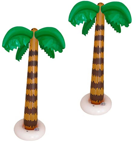 Toyvian 2stücke Aufblasbares Wasserspielzeug Kokospalmen Aus PVC Für Junge Mädchen Schwimmbadzubehör Geeignet Für Sommerferien Und Poolpartys